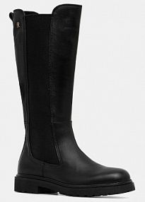 Kozaki Tommy Hilfiger  czarne damskie FW0FW08985