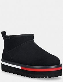 Śniegowce Tommy Jeans  czarne damskie EN0EN02841