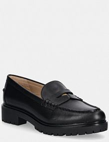 Mokasyny Lauren Ralph Lauren  czarne damskie 802967752001.001