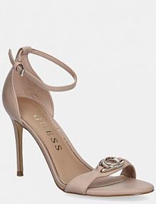 Sandały na szpilce Guess  beżowe FLTKAB.LEA03.NUDE
