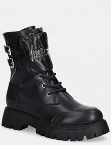 Workery Just Cavalli  czarne damskie 79RA3S97ZSD64899