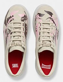 Sneakersy Camper  beżowe damskie K200645.099