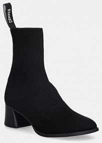 Botki na słupku Camper  czarne K400800.001