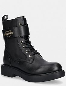 Botki Love Moschino  czarne damskie JA24024G1NIN100A