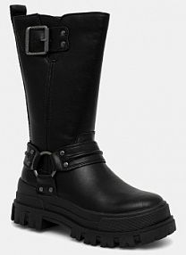 Botki Buffalo  czarne damskie 1270123
