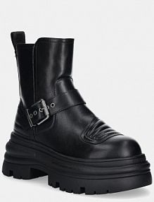 Botki Buffalo  czarne damskie 1270127