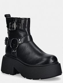 Botki Buffalo  czarne damskie 1270157