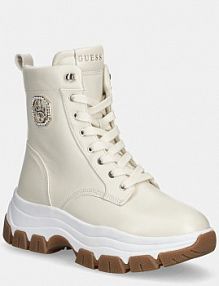 Botki Guess  beżowe damskie FLFBNZ.ELE12.CREAM