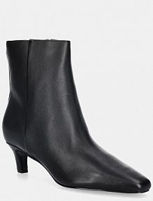 Botki na szpilce Guess  czarne FLFIRN.LEA10.BLACK