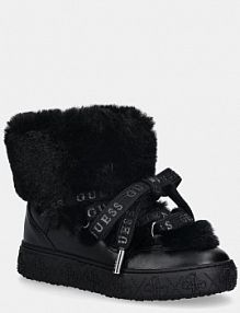 Śniegowce Guess  czarne damskie FLFUEK.FUR10.BLACK