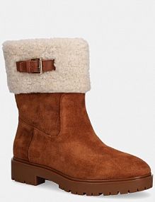 Botki Lauren Ralph Lauren  brązowe damskie 802980553002.200