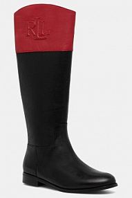 Kozaki Lauren Ralph Lauren  czarne damskie 802980557001.001