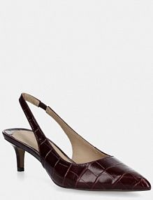 Czółenka Lauren Ralph Lauren  bordowy 802980117003.600