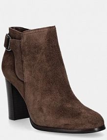 Botki Lauren Ralph Lauren  brązowe damskie 802980068002.200