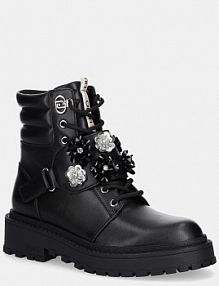 Workery Liu Jo  czarne damskie SF5061P010222222