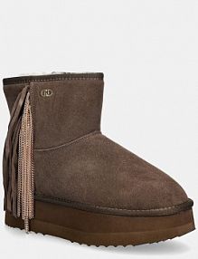 Śniegowce Liu Jo  brązowe damskie SF5109PX002S3830