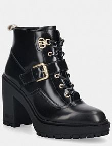 Botki na słupku Liu Jo  czarne SF5071PX11222222