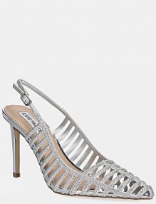 Sandały na szpilce Steve Madden  srebrne 11004836.751