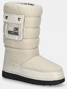 Śniegowce Love Moschino  beżowe damskie JA24452G0NISM12A
