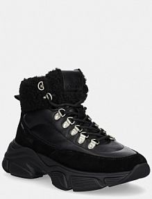 Botki Love Moschino  czarne damskie JA15356G0NIAM00A