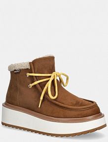 Botki Love Moschino  brązowe damskie JA21116L0NJAW210