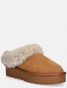 Kapcie Steve Madden  brązowe damskie 11005021.BNU