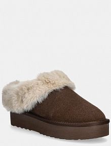 Kapcie Steve Madden  brązowe damskie 11005021.BNB