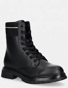 Trapery Tommy Hilfiger  czarne dziecięce T3A5.34018.35.39