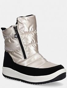 Śniegowce Calvin Klein Jeans  beżowe dziecięce V3A5.83140.35.39