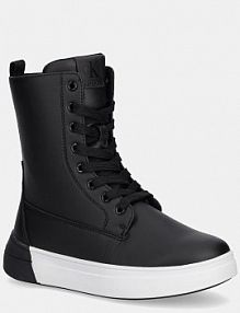Botki Calvin Klein Jeans  czarne dziecięce V3X5.83168.35.40