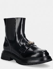 Botki Tommy Hilfiger  czarne dziecięce T3A5.34017