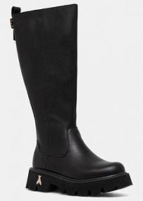 Kozaki PATRIZIA PEPE  czarne dziecięce PPJ973