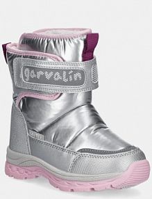 Śniegowce Garvalin  srebrne dziecięce 251845.G.28.30