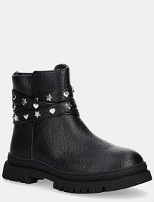 Botki Garvalin  czarne dziecięce 251566