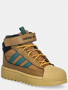 Śniegowce adidas Originals  brązowe dziecięce JQ0343