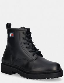 Botki Tommy Jeans  czarne męskie EM0EM01628