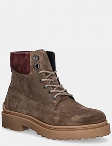 Botki Tommy Jeans  brązowe męskie EM0EM01642