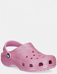 Klapki Crocs  różowe dziecięce 206993.CLASSIC.GLITTER