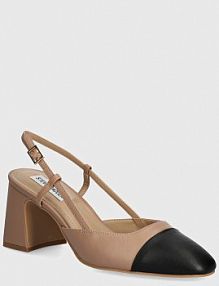 Sandały na słupku Steve Madden  beżowe SM11003126.TNB