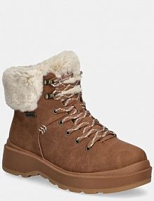 Śniegowce Skechers  brązowe damskie 168087