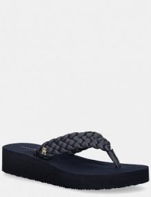 Japonki Tommy Hilfiger  granatowe damskie FW0FW09037