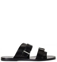 Klapki Polo Ralph Lauren  czarne damskie 818P01589002.001