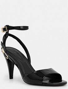 Sandały na szpilce Tommy Hilfiger  czarne FW0FW08961