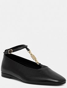 Baleriny Tommy Hilfiger  czarne damskie FW0FW09003