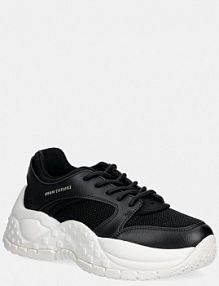 Sneakersy Armani Exchange  czarne damskie XW002227.AF21430.UC001