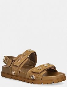 Sandały Guess  brązowe damskie FLPFLO.ESU03.BROWN