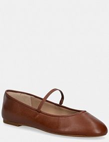 Baleriny Lauren Ralph Lauren  brązowe damskie 802977874002.200