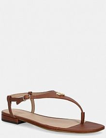 Sandały Lauren Ralph Lauren  brązowe damskie 802982881001.200