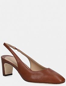 Czółenka Lauren Ralph Lauren  brązowe 802P00096002.200