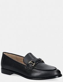 Mokasyny Lauren Ralph Lauren  czarne damskie 802P02121001.001